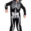 Cozy Skeleton Costume Onesie For Adults