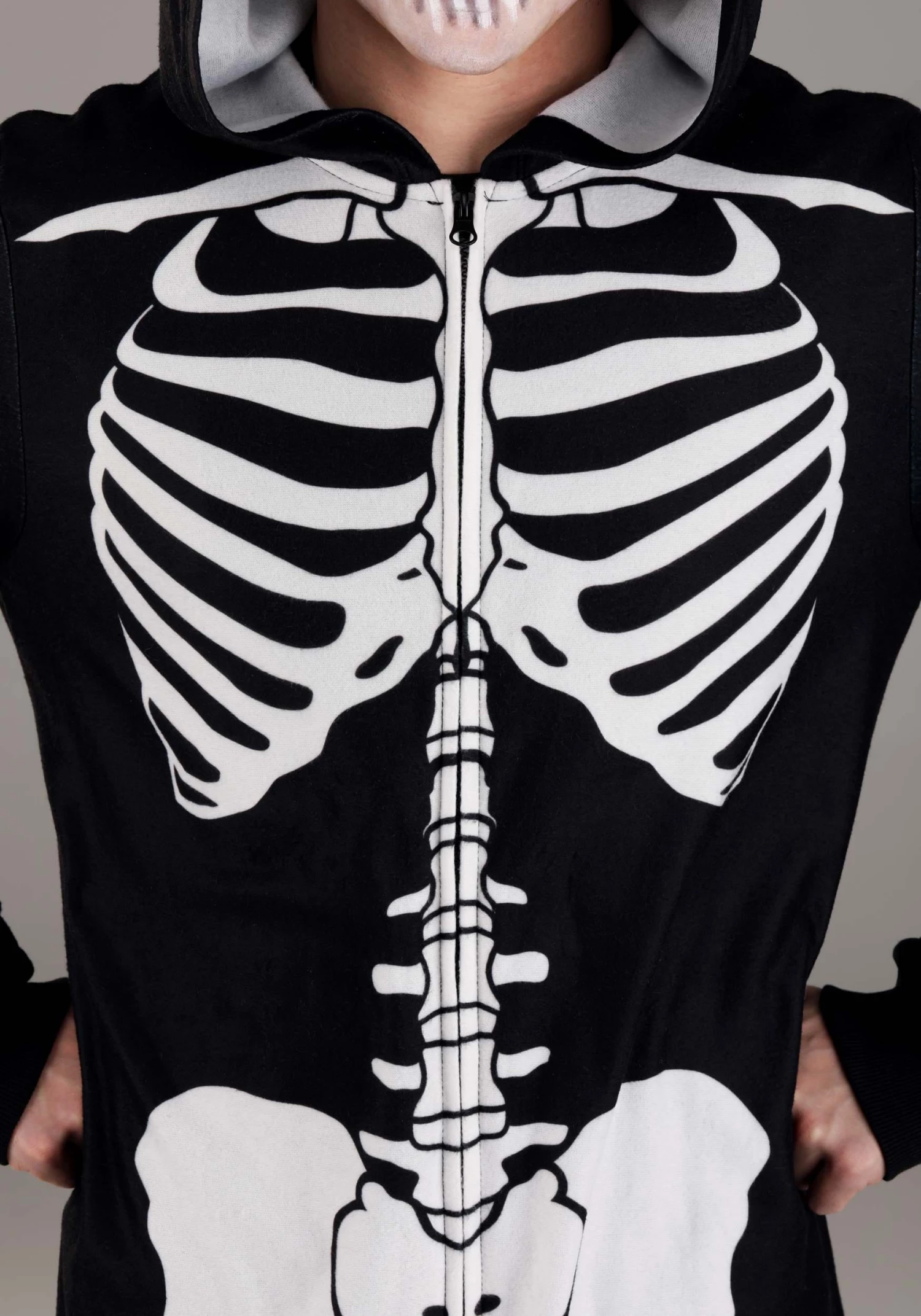 Cozy Skeleton Costume Onesie For Adults 5 Cozy Skeleton Costume Onesie For Adults - Image 5