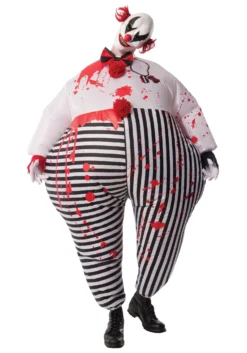 Inflatable Evil Clown Costume For Adults