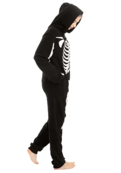 Adult Skeleton Hooded Onesie 13 Adult Skeleton Hooded Onesie -Forplay Shop adult onesies hooded skeleton alt 2