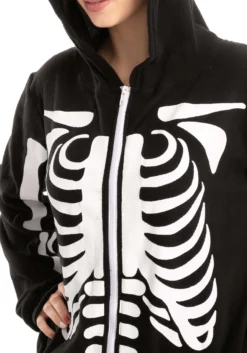 Adult Skeleton Hooded Onesie 19 Adult Skeleton Hooded Onesie -Forplay Shop adult onesies hooded skeleton alt 8