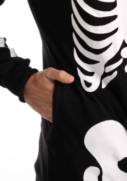 Adult Skeleton Hooded Onesie 20 Adult Skeleton Hooded Onesie -Forplay Shop adult onesies hooded skeleton alt 9