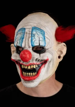 Whacko Clown Full Face Mask For Adults -Forplay Shop adult whacko clown full face mask alt 2