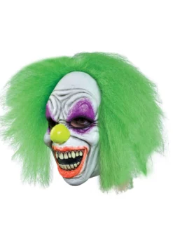 Black Light Neon Scary Clown Mask
