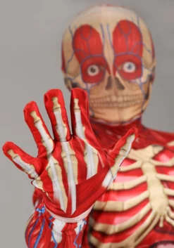 Anatomical Model Costume For Kids -Forplay Shop body skeleton costume alt 4