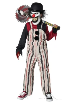 Carnival Creepster Clown Costume For Boys