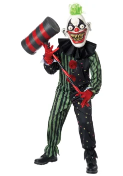 Crazy Eyed Clown Child Costume For Boys