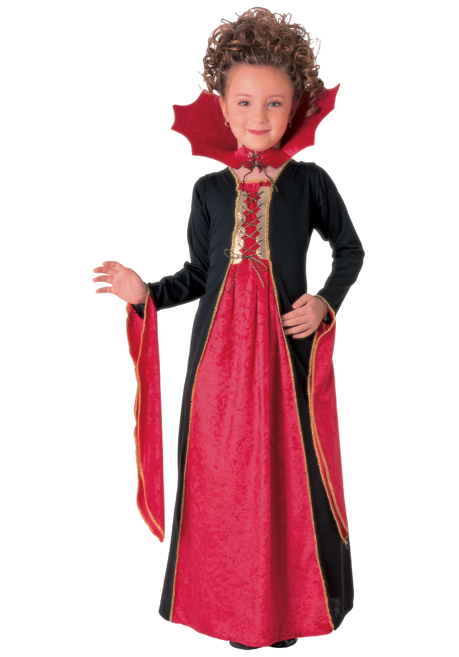 Gothic Vampiress Costume For Children 1 Gothic Vampiress Costume For Children