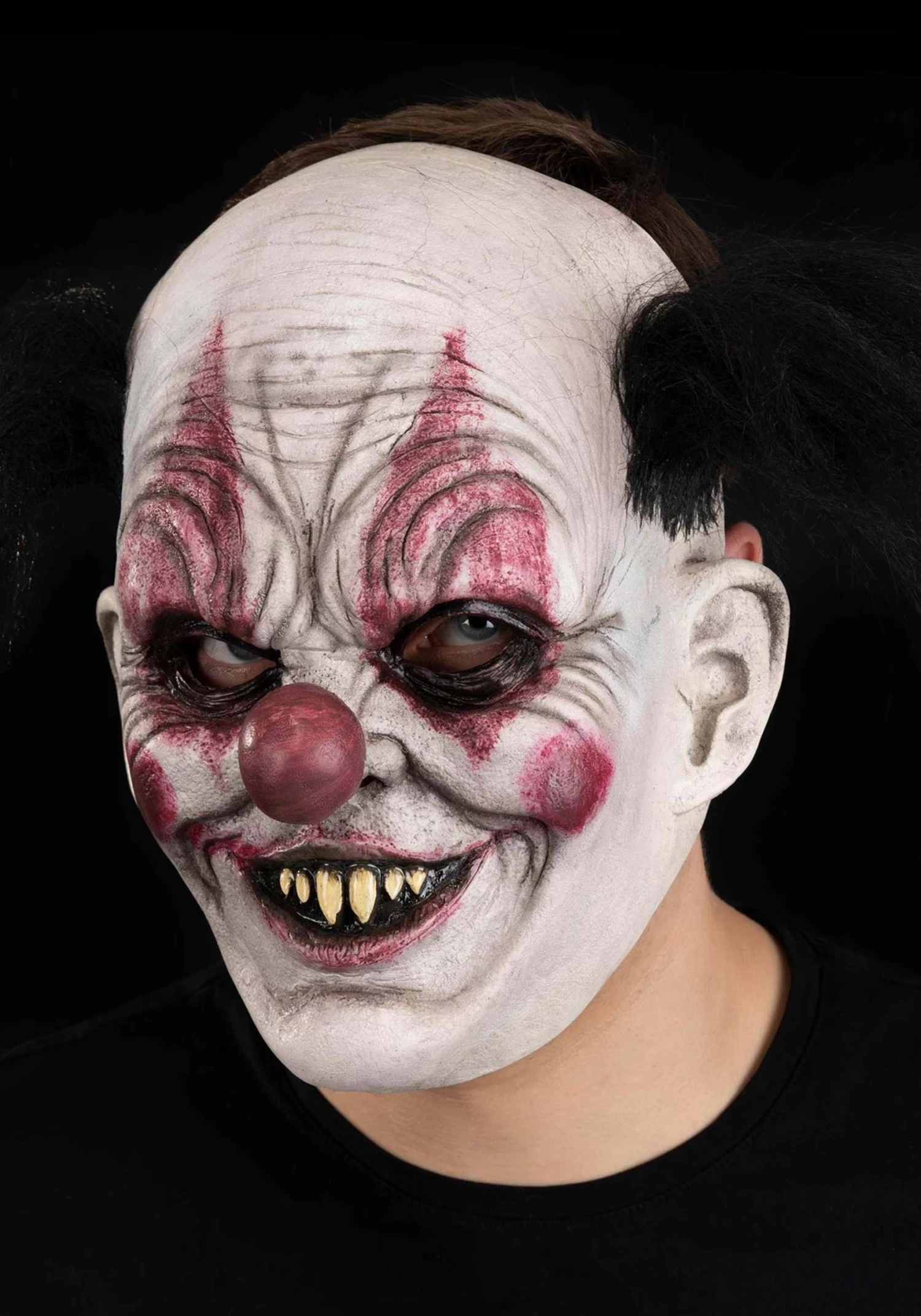 Adult Dark Clown Full Face Mask 4 Adult Dark Clown Full Face Mask - Image 4