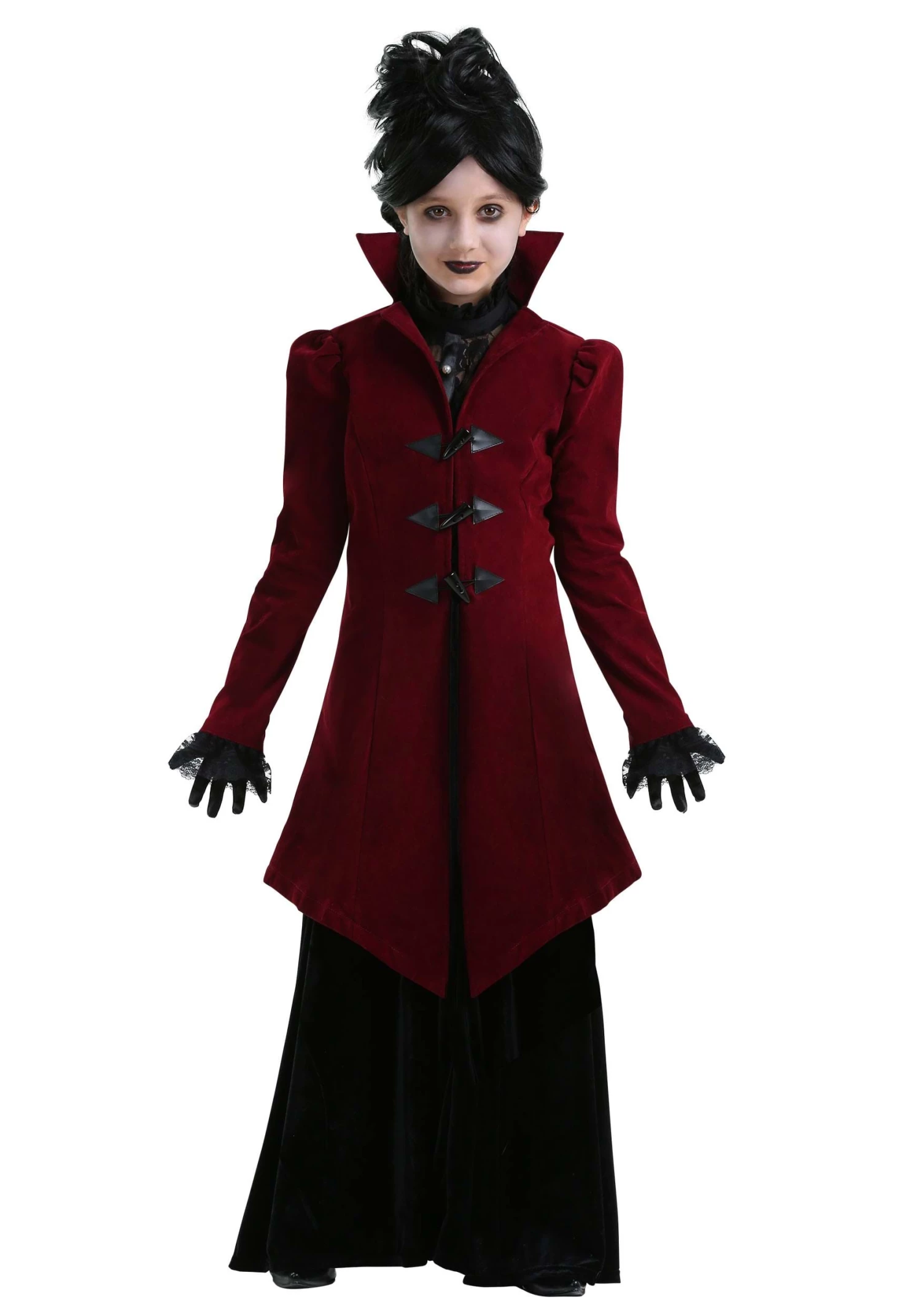 Delightfully Dreadful Vampiress Girls Costume 1 Delightfully Dreadful Vampiress Girls Costume