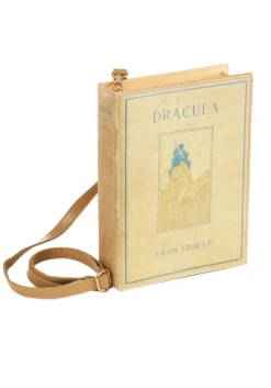 Dracula Book Shaped Bag -Forplay Shop dracula book bag alt 5