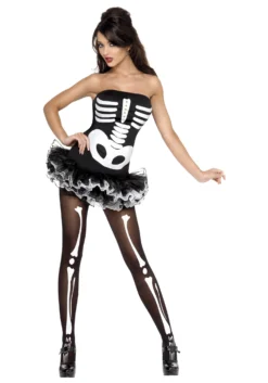 Smiffys Sexy Skeleton Costume For Women