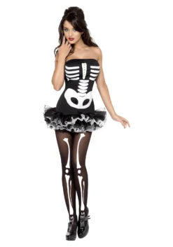 Smiffys Sexy Skeleton Costume For Women 7 Smiffys Sexy Skeleton Costume For Women -Forplay Shop fever skeleton costume image4