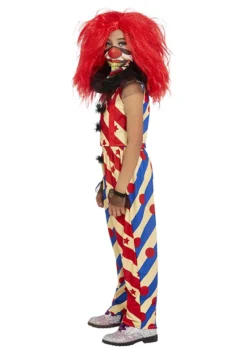 Smiffys Creepy Clown Costume For Girls -Forplay Shop girls creepy clown alt 2