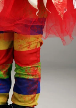 Creepy Killer Clown Costume For Girls -Forplay Shop girls creepy clown costume alt 3