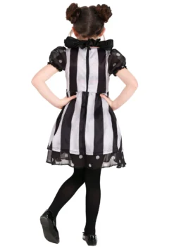 Dark Circus Clown Girl's Costume 5 Dark Circus Clown Girl's Costume -Forplay Shop girls dark circus clown costume2 1