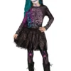 Fun World Girls Galaxy Skeleton Costume