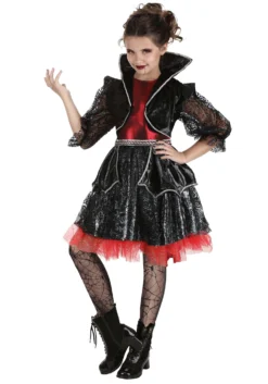 Gothic Vampire Girl's Costume