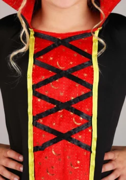 Girl's Queen Vampire Costume Dress -Forplay Shop girls queen vampire costume alt 2