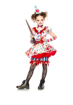 Scary Clown Costume For Girls