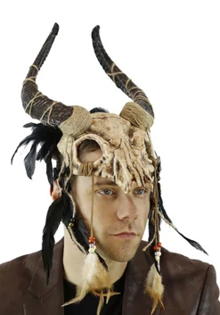Horned Skull Mask For Adults 5 Horned Skull Mask For Adults -Forplay Shop horned skull mask alt 2
