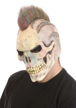 Hot Rod Skeleton Biker Mask For Adults