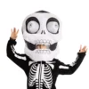 Adult Inflatable Skull Bobblehead Costume Mask