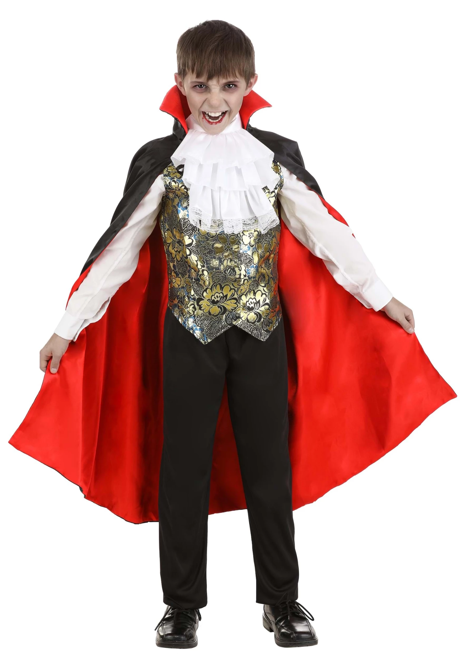 Classic Vampire Costume For Kids 1 Classic Vampire Costume For Kids