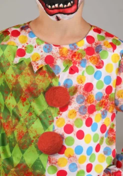 Creepy Masked Clown Costume For Kids -Forplay Shop kids creepy masked clown costume alt 2