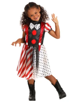 Dangerous Dotty The Clown Costume For Kids -Forplay Shop kids dangerous dotty the clown costume alt 6
