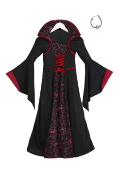 Girls Royal Vampire Costume -Forplay Shop kids royal vampire costume alt5