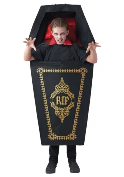 Vampire Casket Costume For Kids