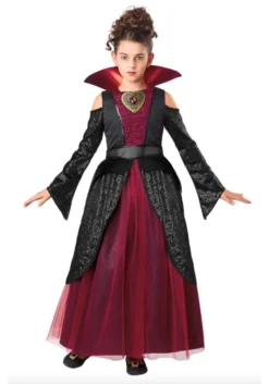 Vampire Queen Costume Dress For Girls