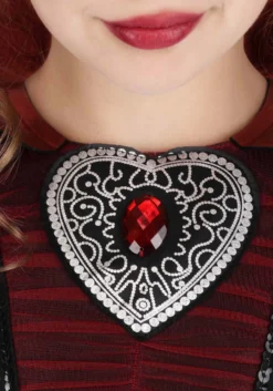 Vampire Queen Costume Dress For Girls -Forplay Shop kids vampire queen costume alt 3