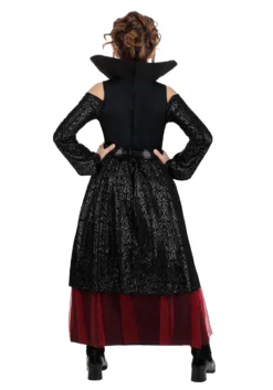 Vampire Queen Costume Dress For Girls -Forplay Shop kids vampire queen costume alt 5