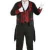 Men's Plus Size Dashing Vampire Costume