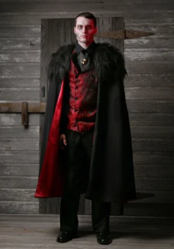 Deluxe Men's Vampire Plus Size Costume