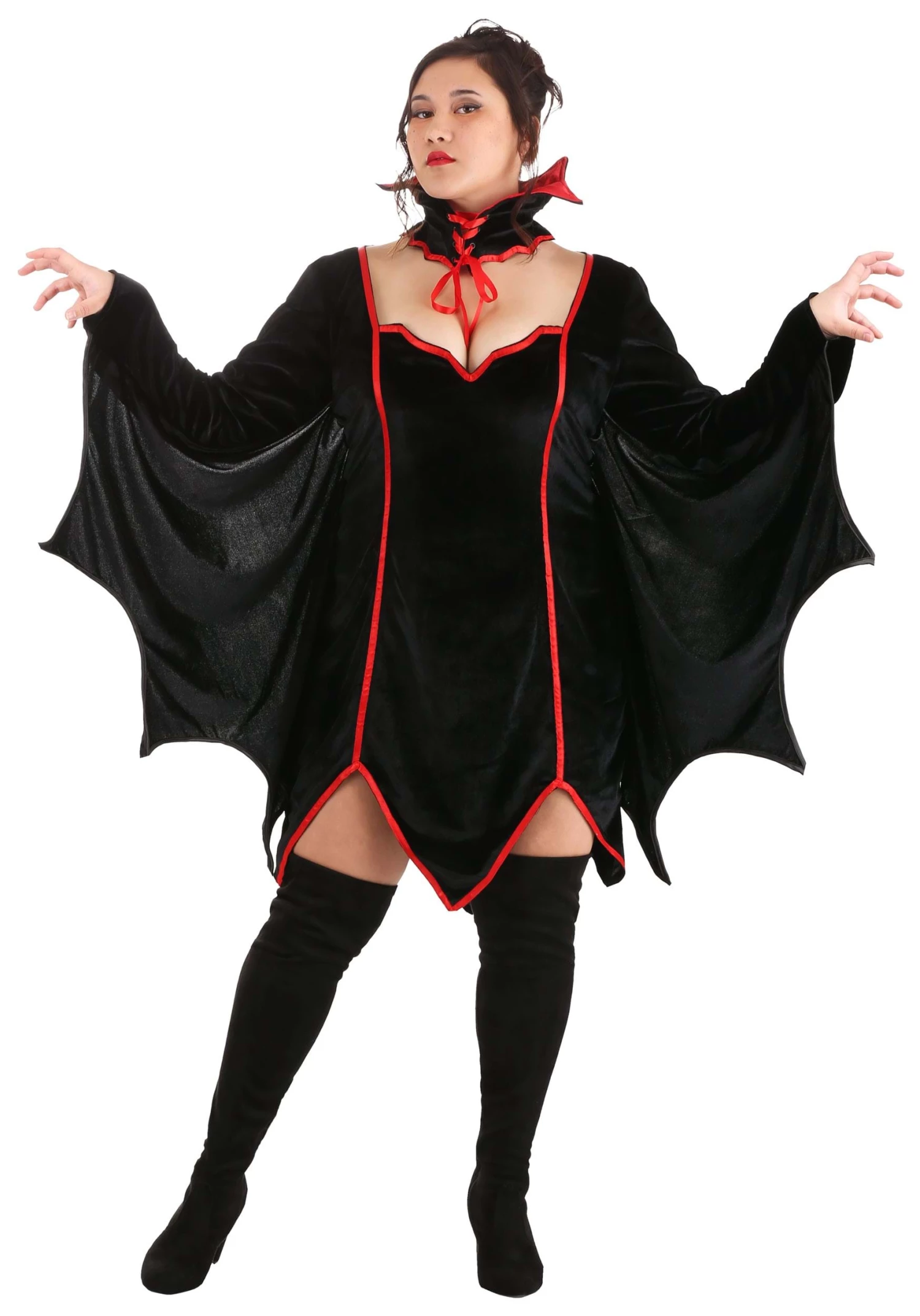 Plus Size Lady Dracula Costume For Women 1 Plus Size Lady Dracula Costume For Women