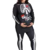 Plus Size Maternity Skeleton Costume For Women