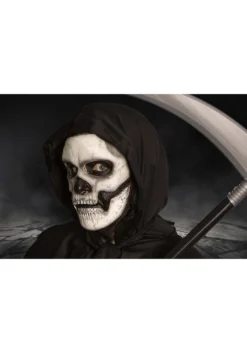 Self-Adhering Skeleton Costume Mask With Separate Jaw Piece -Forplay Shop self adhering skeleton mask with separate jaw pc alt 3