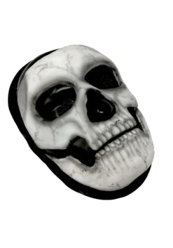 Self-Adhering Skeleton Costume Mask With Separate Jaw Piece -Forplay Shop self adhering skeleton mask with separate jaw pc alt 4