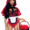 LEG AVENUE Naughty Miss Red Women's Sexy Costume