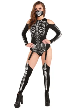 Skeleton Bodysuit Costume -Forplay Shop skeleton bodysuit womens costume alt 5