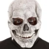White Full Face Skeleton Mask For Adults