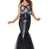 Fun World Women's Skeleton Mermaid Costume