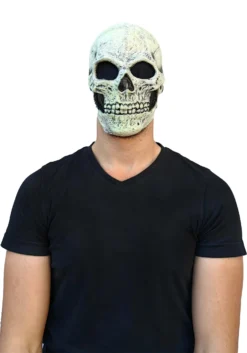 Glow In The Dark Skull Mask For Adults -Forplay Shop skull glow in the dark alt 2