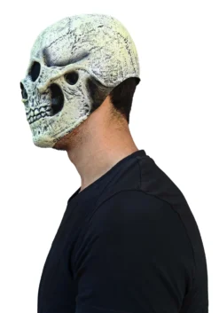 Glow In The Dark Skull Mask For Adults -Forplay Shop skull glow in the dark alt 4