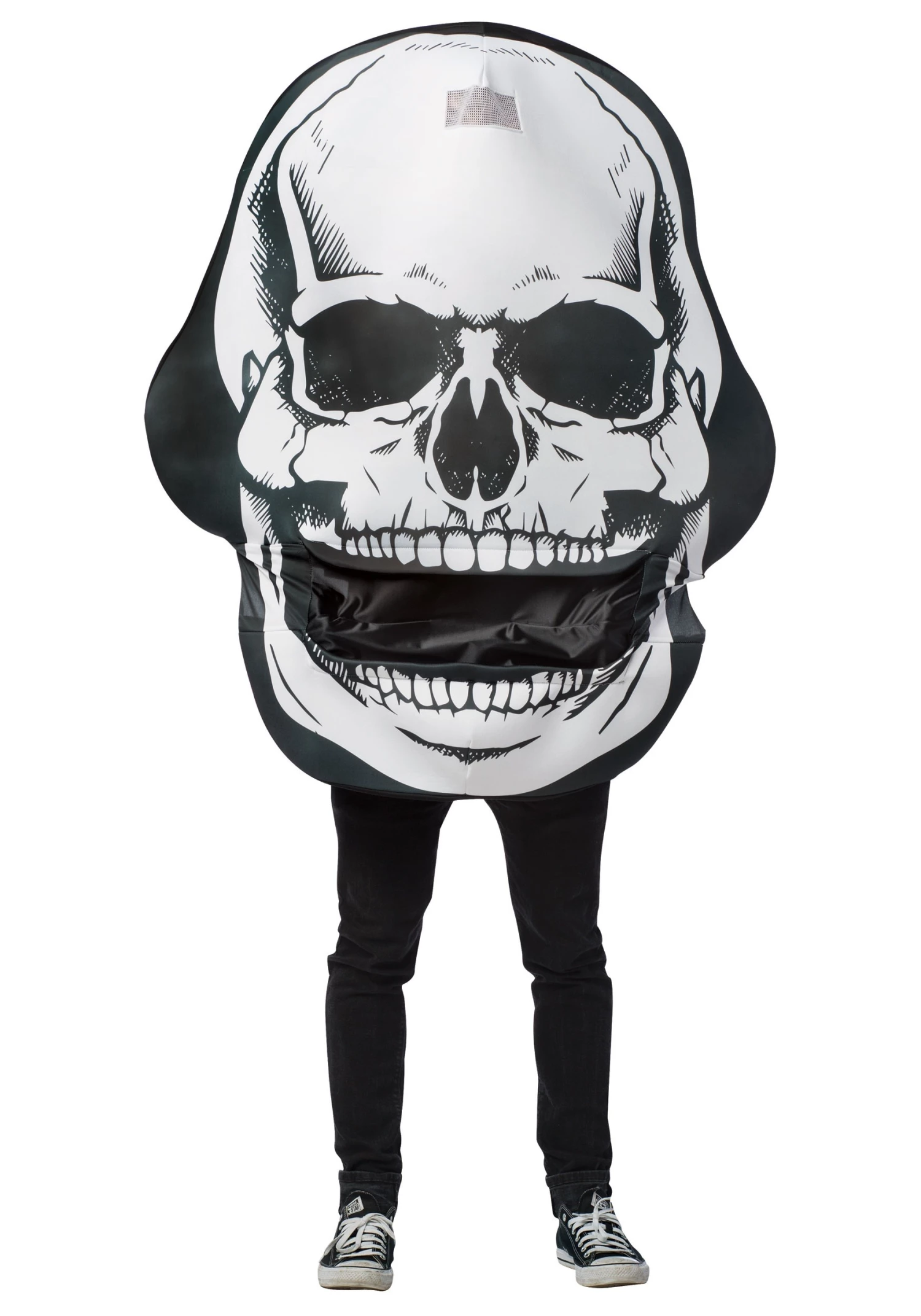 Skull Mouth Head Adult Costume 2 Skull Mouth Head Adult Costume - Image 2