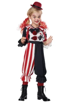 Toddlers Creepy Clown Kid Costume