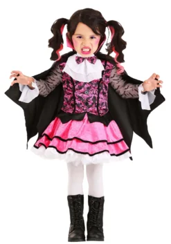 Pink Vampire Costume For Toddlers